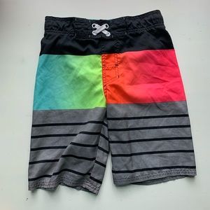 Cute Multi-Colored Swim Trunks